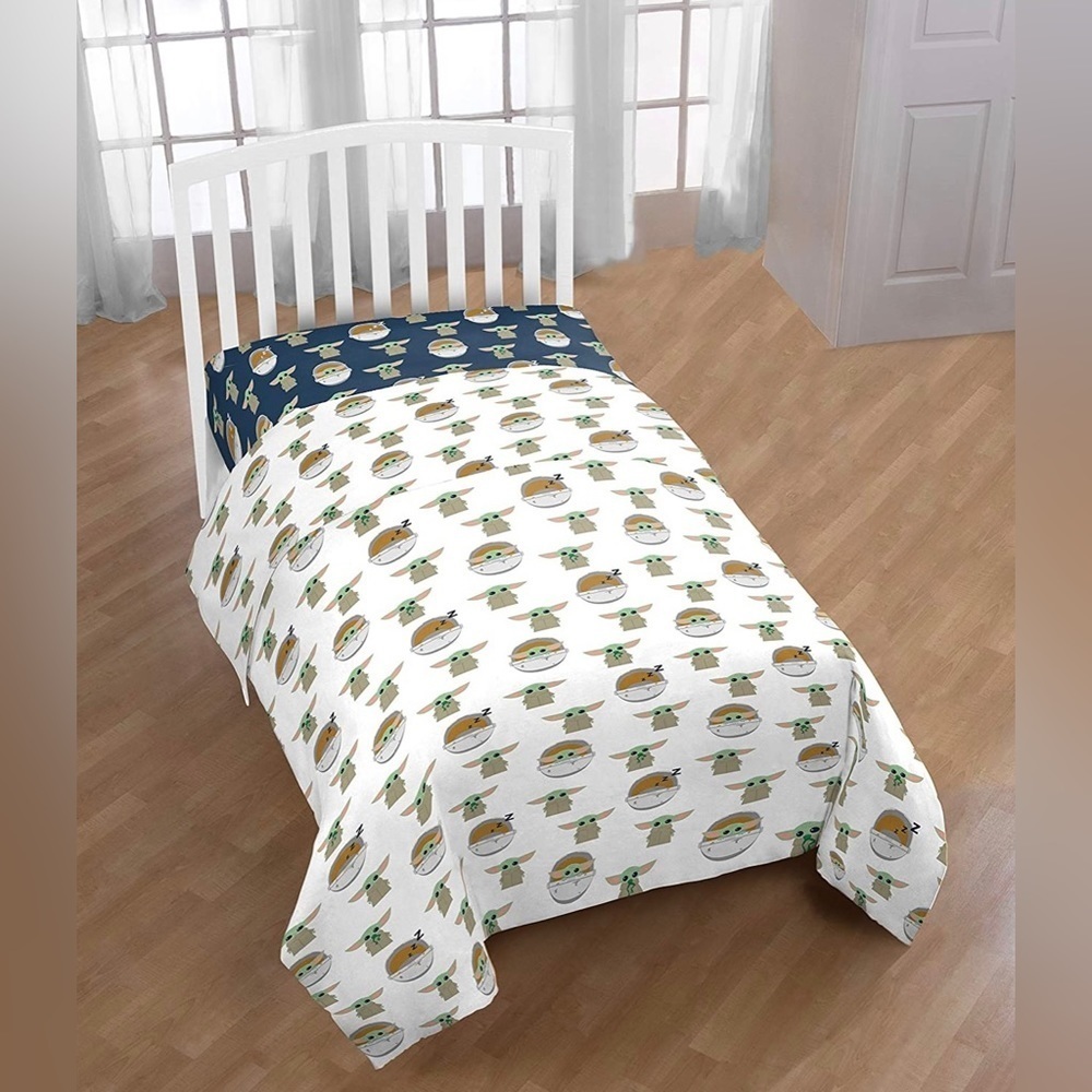 NEW Mandalorian Star Wars The Mandalorian 4 Piece Full Size Microfiber Sheet Set